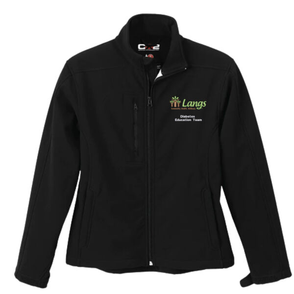 Diabetes Education Team - Embroidered Ladies Softshell Jacket Thumbnail