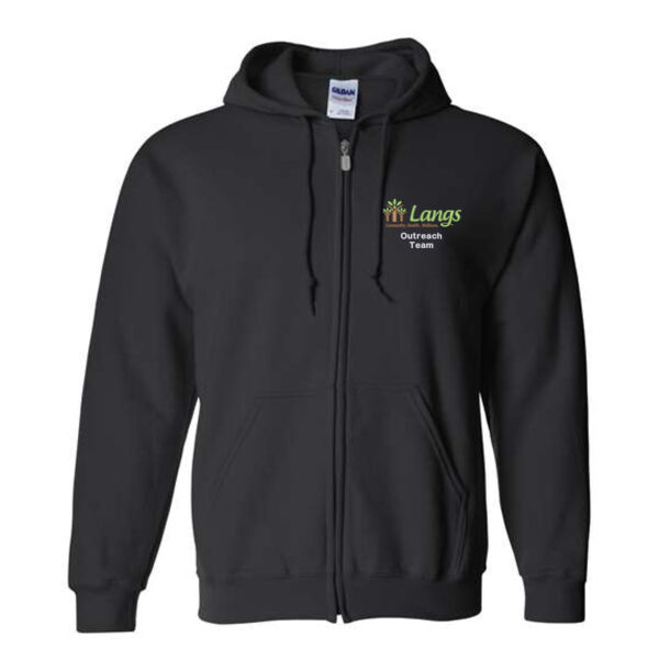 Outreach Team - Embroidered Hooded Zip-Up Thumbnail