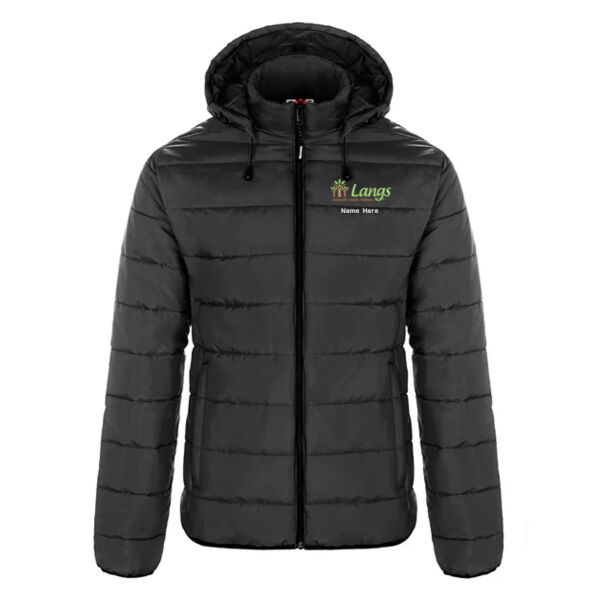 Ladies Puffy Jacket With Detachable Hood (Optional Personalization) Thumbnail