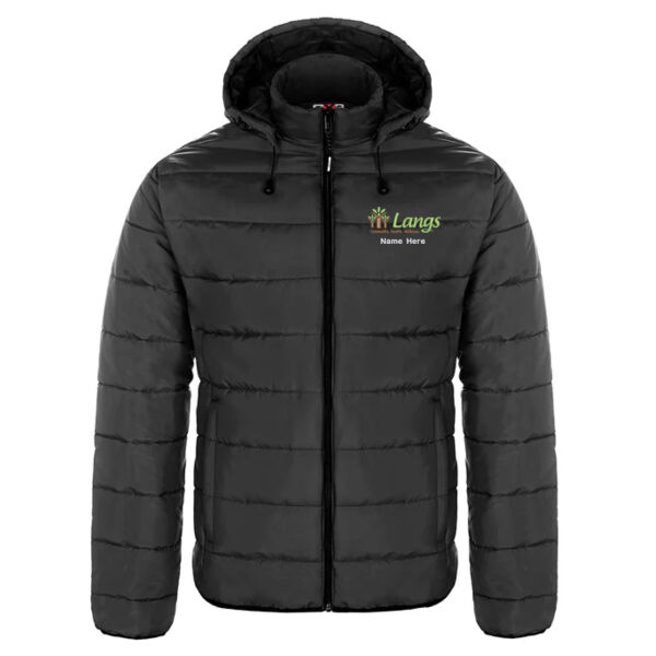 Men's Puffy Jacket With Detachable Hood (Optional Personalization) Thumbnail
